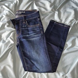 American Eagle Denim Jegging Crop